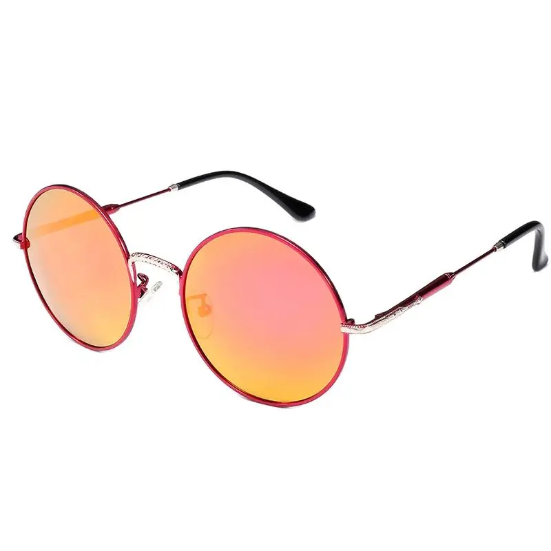 Round Frame Fashion Polarized Driving Glasses For Men Colored Lenses UV Protection Sunglasses For Women