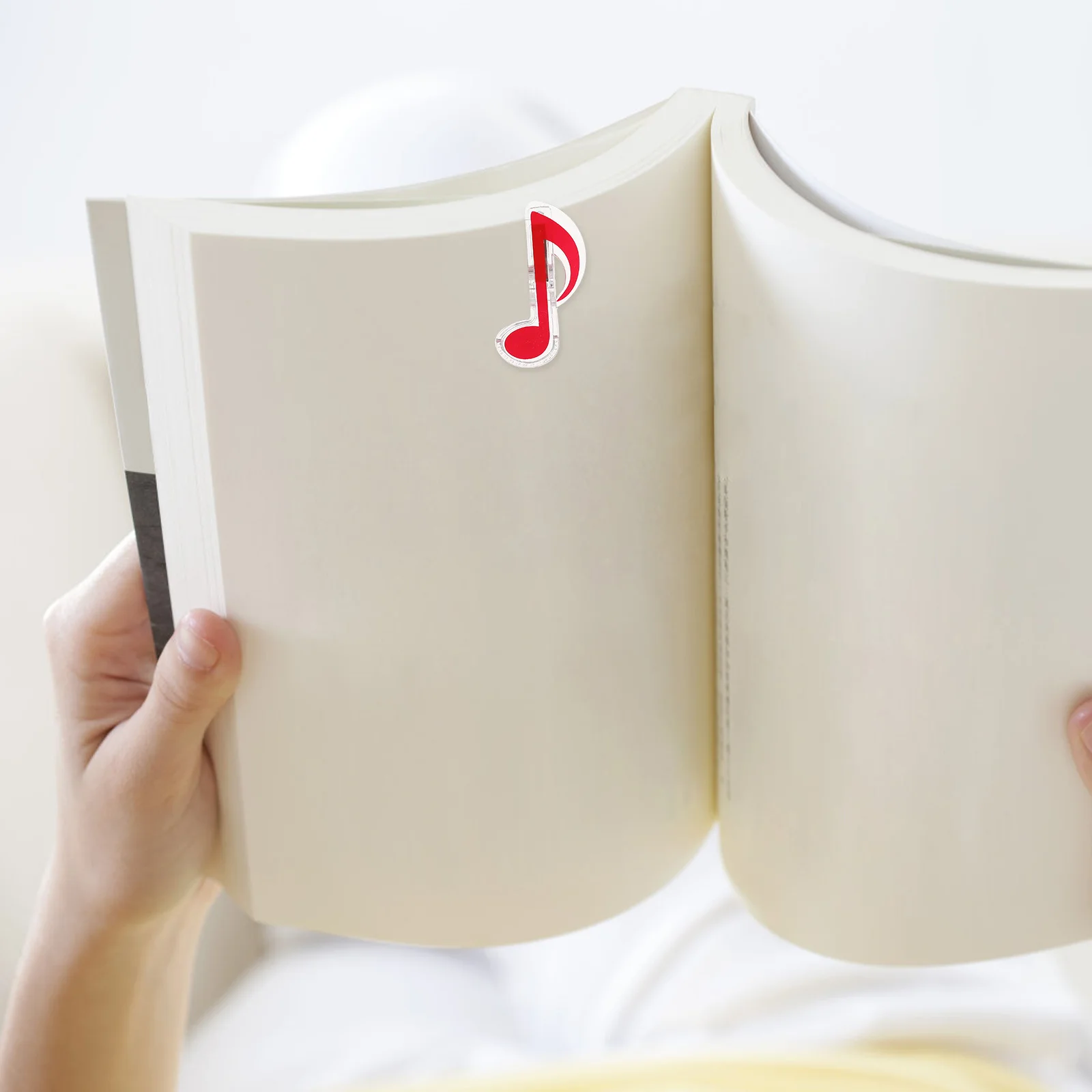 

10Pcs Score Holders Plastic Material Creative for Lectures Sermon Notes Cooking Recipes Magazines Music Book Clips