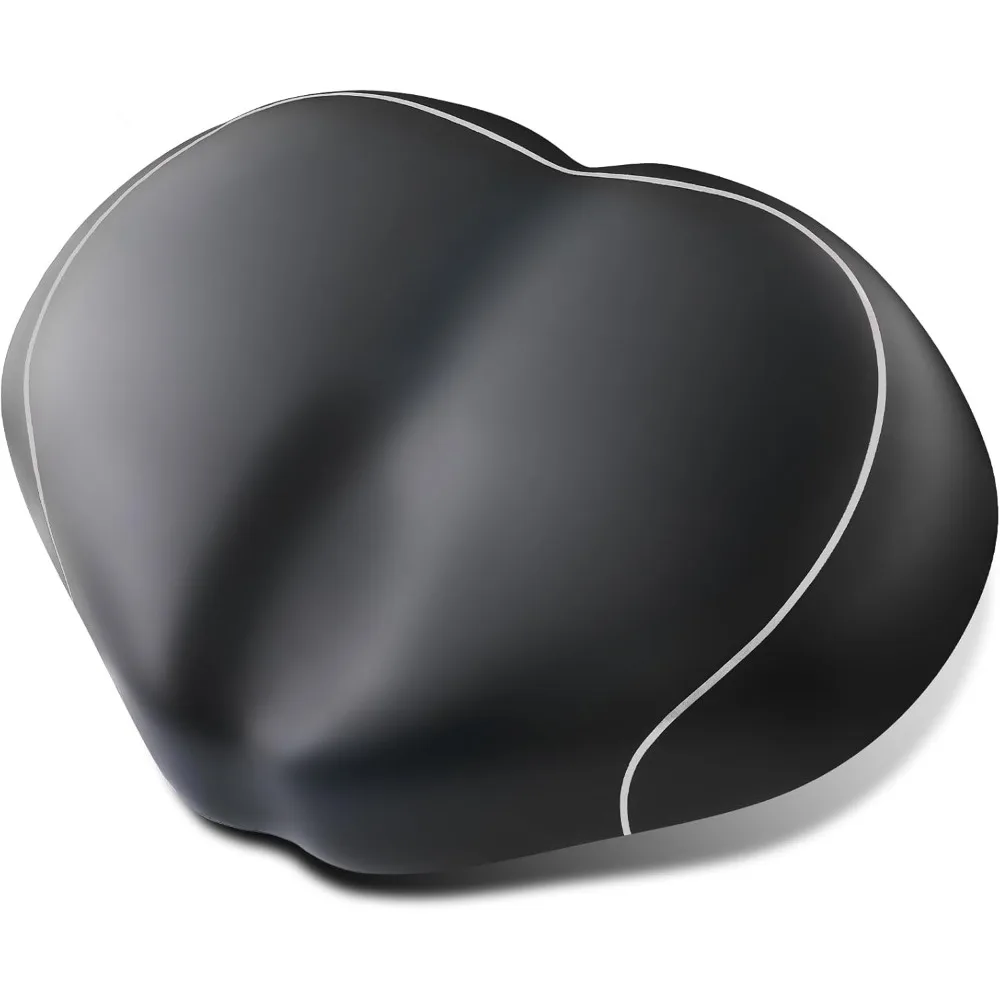

Noseless Bike Seat for Men Women, Comfort Seat Cushion Compatible with Peloton, Electric Bike, Outdoor & Indoor Bikes, Wide Bic