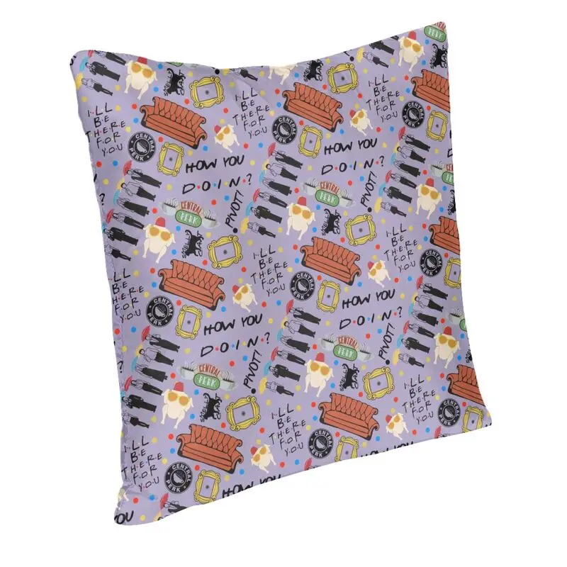 Friends Classic TV Show Cushion Cover Two Side Printing Floor Pillow Case for Living Room Fashion Pillowcase Decoration