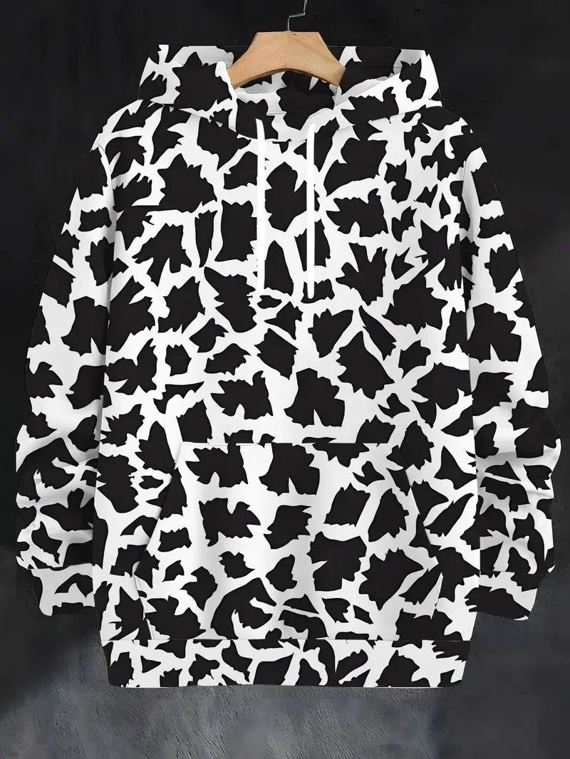 مضحك رجل مجردة الفن نمط هوديي ثلاثية الأبعاد طباعة الرجال مقنعين البلوز ملابس للرجال الكتابة على الجدران الرجال المتضخم بلوزات هوديي