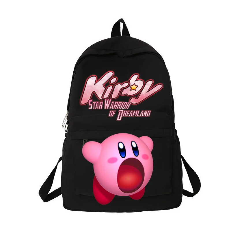 Cute Kirbies Female College Backpack Lady Large Capacity Waterproof Trendy Women Laptop Student SchoolBag Anime Men Backpack