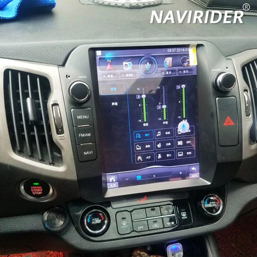 

Автомобильный радиоприемник Android 14 для Kia Sportage R 2010-2016 Автоматический мультимедийный видеоплеер Carplay Стерео GPS-навигация 256G Головное устройство