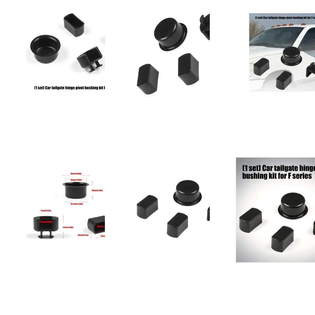 4Pcs Vehicle Rear Door Hinge Bushings Replacement For Truck Series And Pickup Models