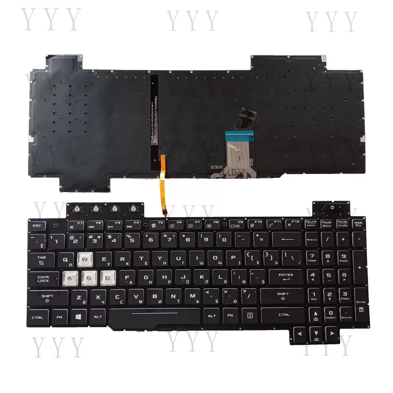 

Y+ For Asus TUF Gaming FX505 FX505GD FX505GE FX505GM FX86 RU Backlit Keyboard