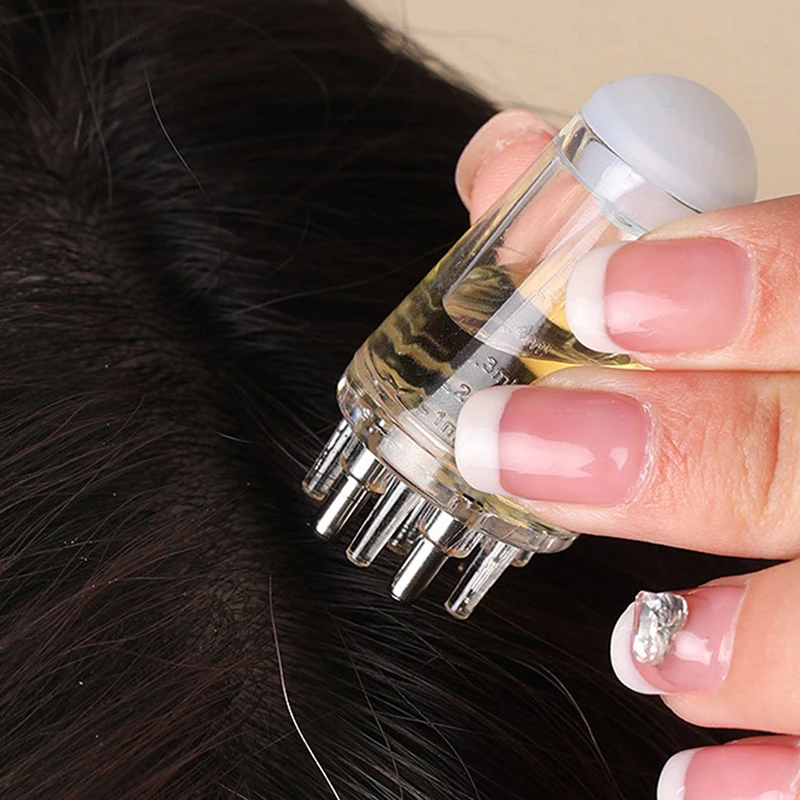 Aplicador para el cuero cabelludo, peine de masaje para el crecimiento del cabello de la cabeza, suero líquido para el crecimiento del cabello, cepillo de aceite, nutre las raíces del cabello, peine antipérdida