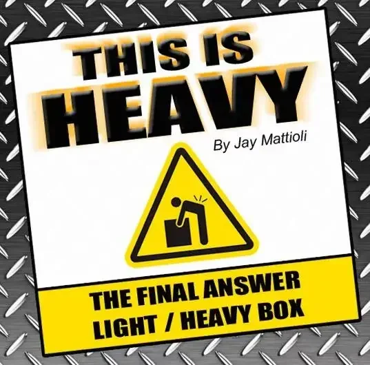 This Is Heavy by Jay Mattioli - Magic tricks