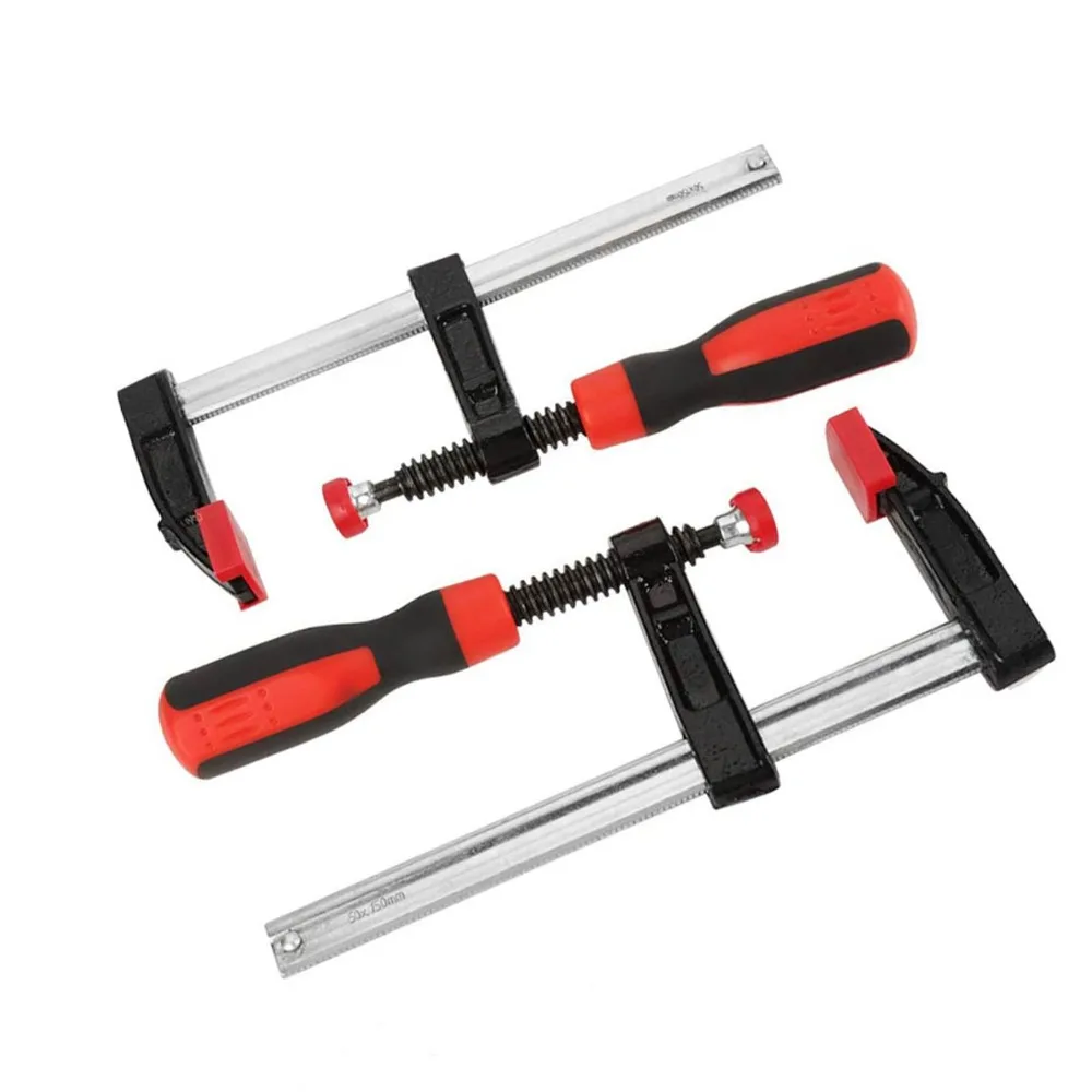 4pcs Steel Construction Woodworking Clamps 300 lbs Load Capacity Quick Slide Parallel Clamps 50*150mm 6-Inch Bar Clamps Crafts