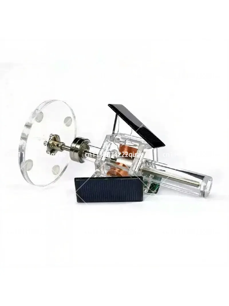 Solar Magnetic Levitation Vertical Brushless Motor DIY Desktop Ornament Kit