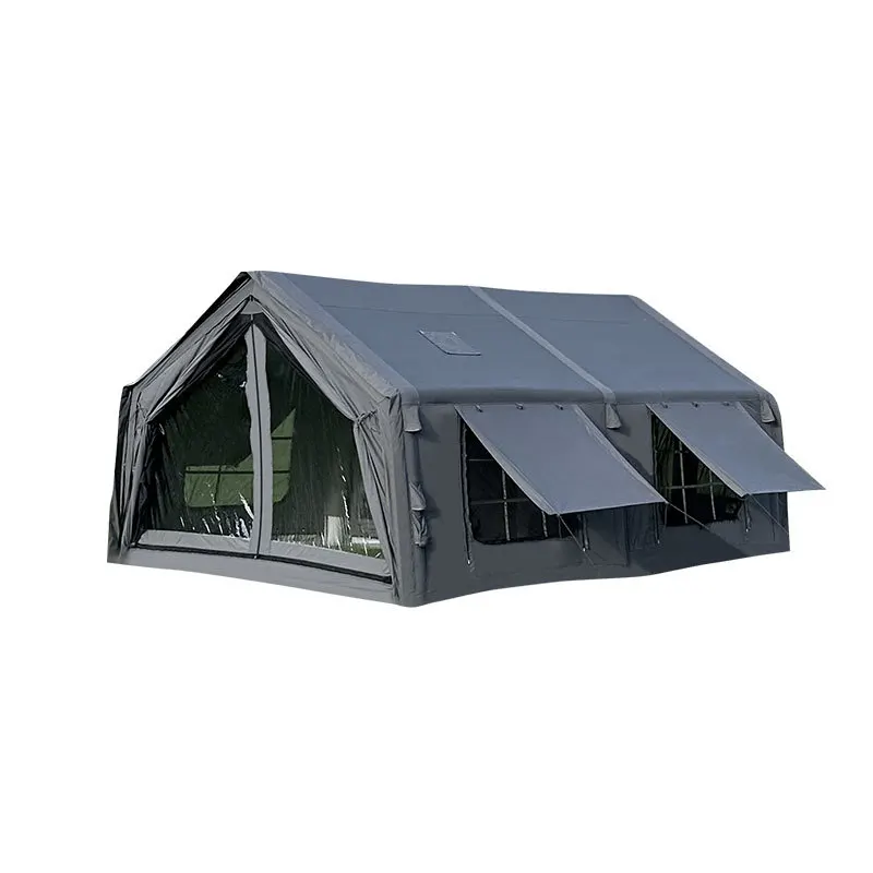 

14 m2 320g cotton inflatable tent camping belt expansion poncho cotton house