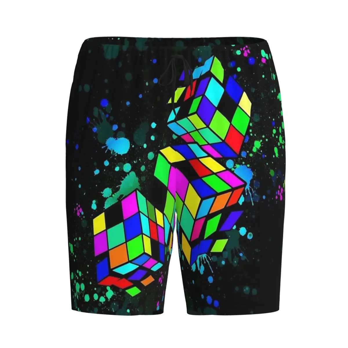 

Мужские шорты-пижамы Custom Rubix Rubiks Rubics для сна и отдыха