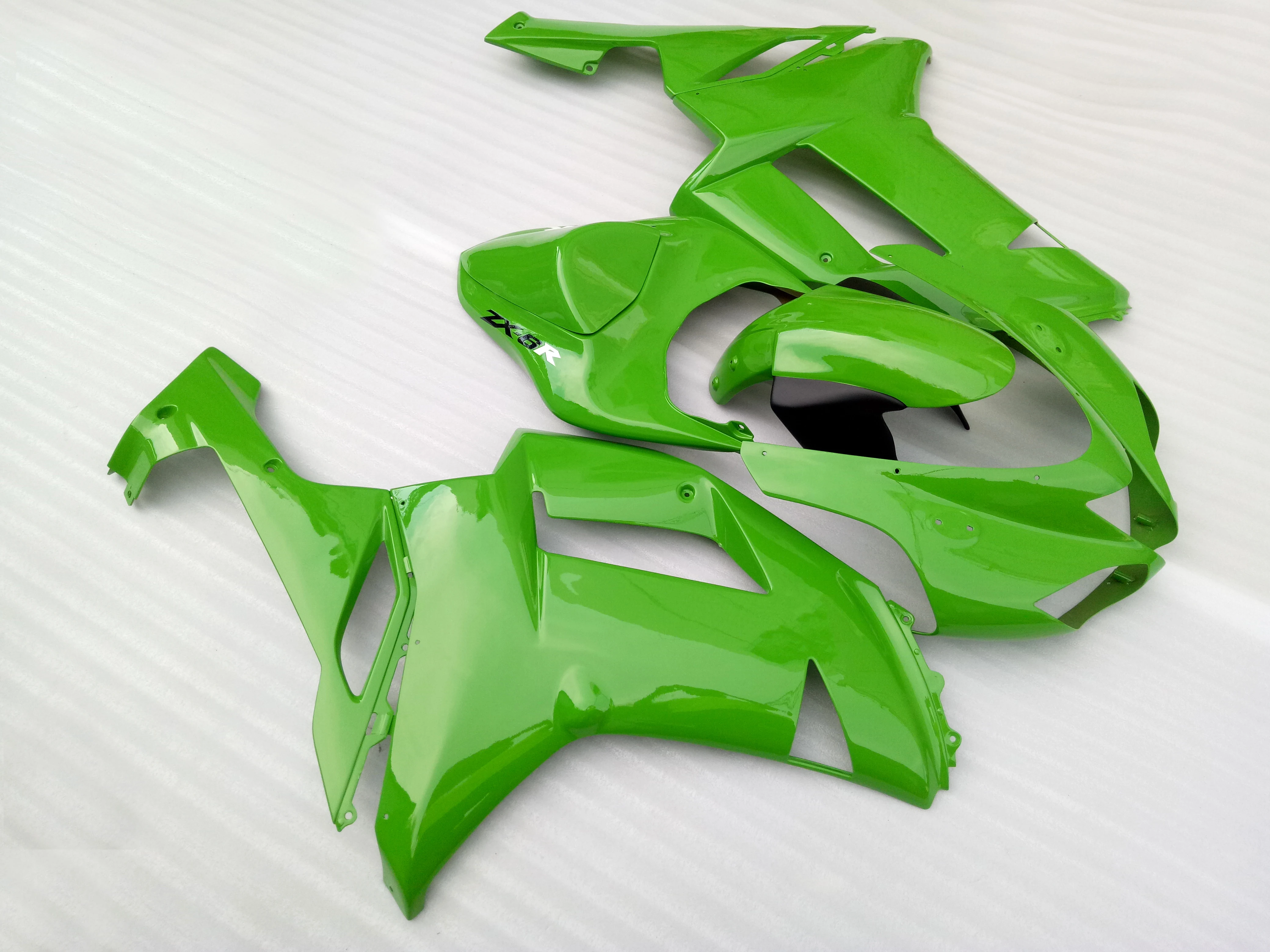 Hot sale Fairing kit for Kawasaki Ninja ZX6R 07 08 year Injection Mold ZX 6R 2007 2008 fairings set  pure green