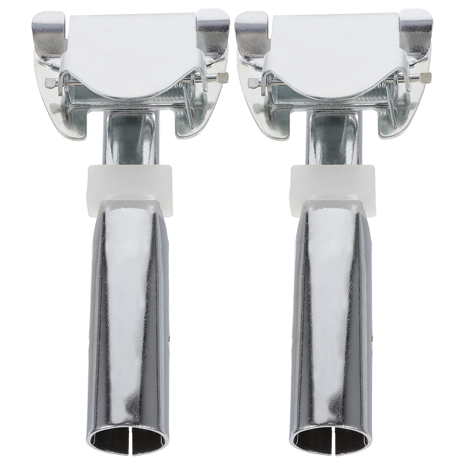 

2Pcs Mop Accessories Clip Replacement Rod Adapter Stick Flat Broom Clamps Pole H Cleaning Thickened Metal Practical