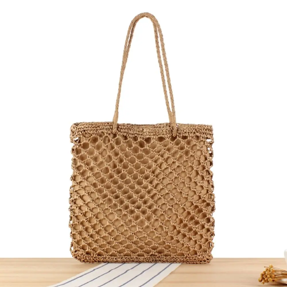 

Lagre-capacity Weave Straw Tote Bag New Versatile Handmade Leisure Tote Bag Texture Designer Advanced Braid Shoulder Bags