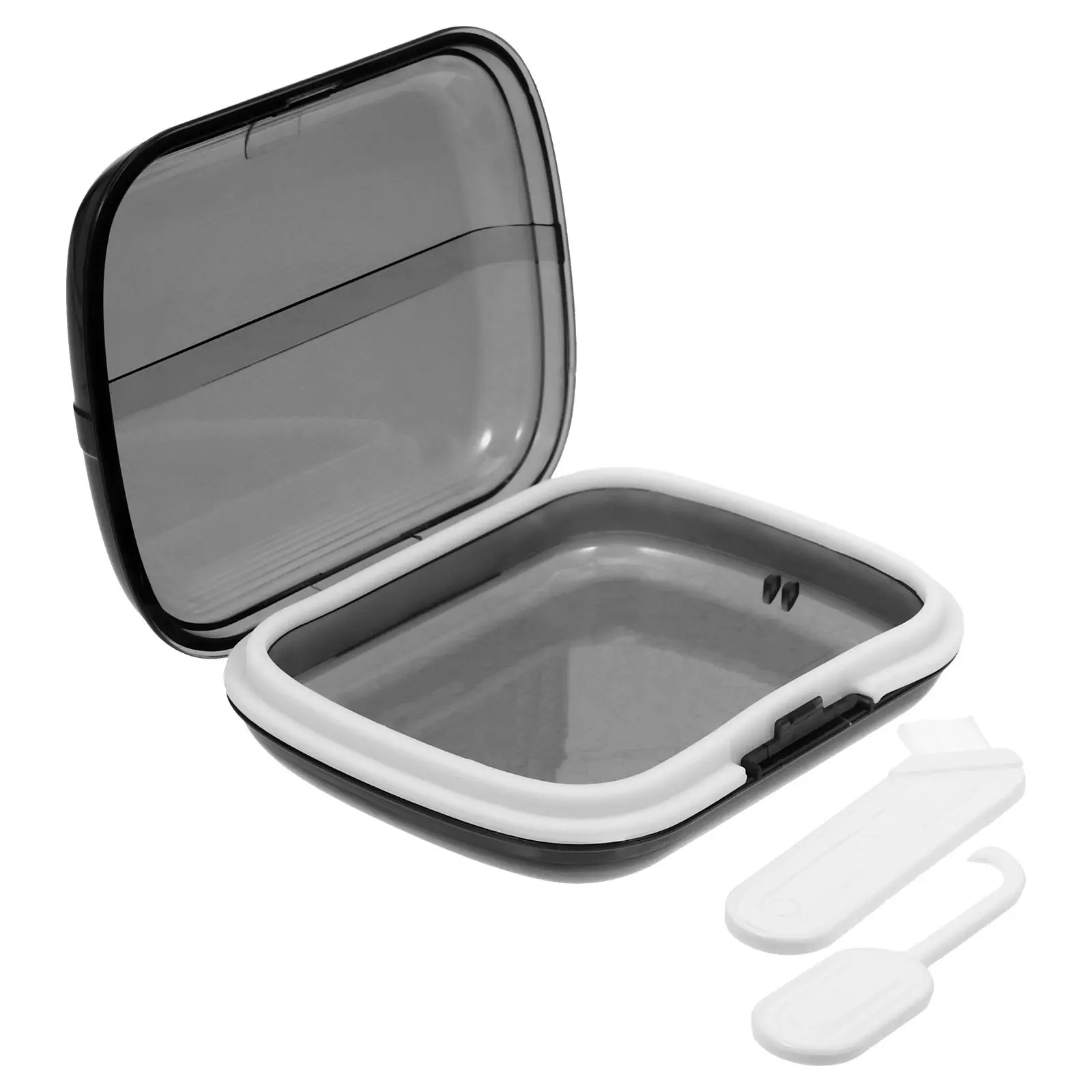 Retainer Holder Small Lightweight Denture Protector Case Breathable Portable Travel Case Wear-Resistant for Braces Aligners and
