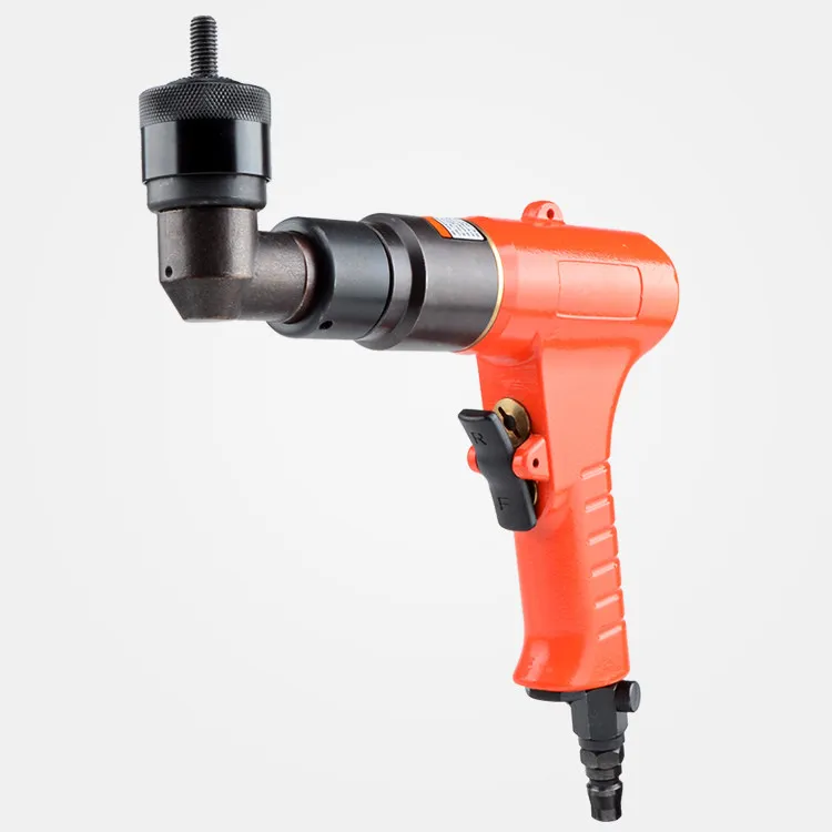 Pneumatic elbow pulling tool 90 degree right angle nut Pulling rivet nut Cap pulling tool Ram