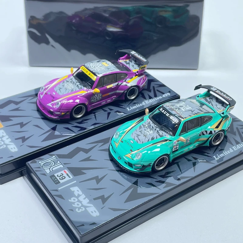In Stock 1: 64 New Product RWB993 Sauerkraut Jalapeño Painted Alloy Cast Static Car Model, Limited Edition, Gift,