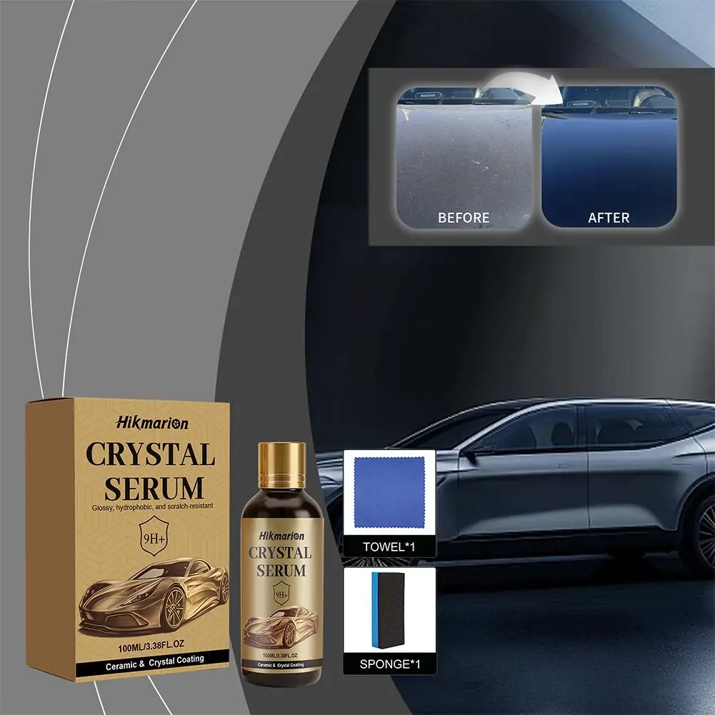 

100ML PTZGraphene Ceramic Coating9H+ Advanced Crystal Serum for Professional Auto Detailing Paint Protection & High Gloss Finish