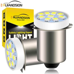 P13.5S PR2 PR3 LED Miniature Lamp 0.36W 3V 4.5V 6V 6.3V 12V 18V 9SMD For Flashlight Replacement Bulb Torches Work Light White