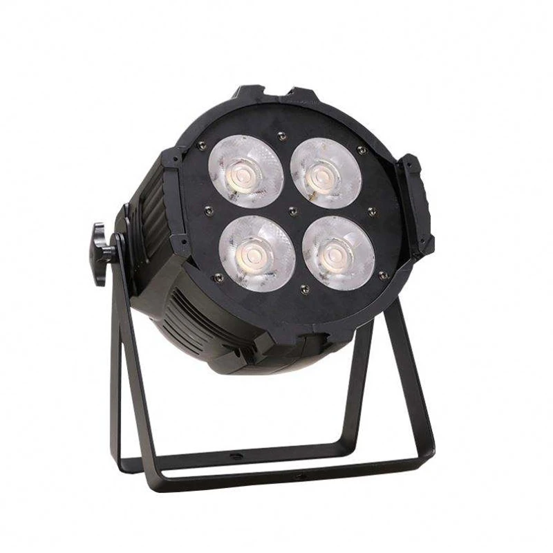 

6pcs 200w cob led pars lighting 4x50w mini led par can COB Warm Cool White 2 in1 COB Light