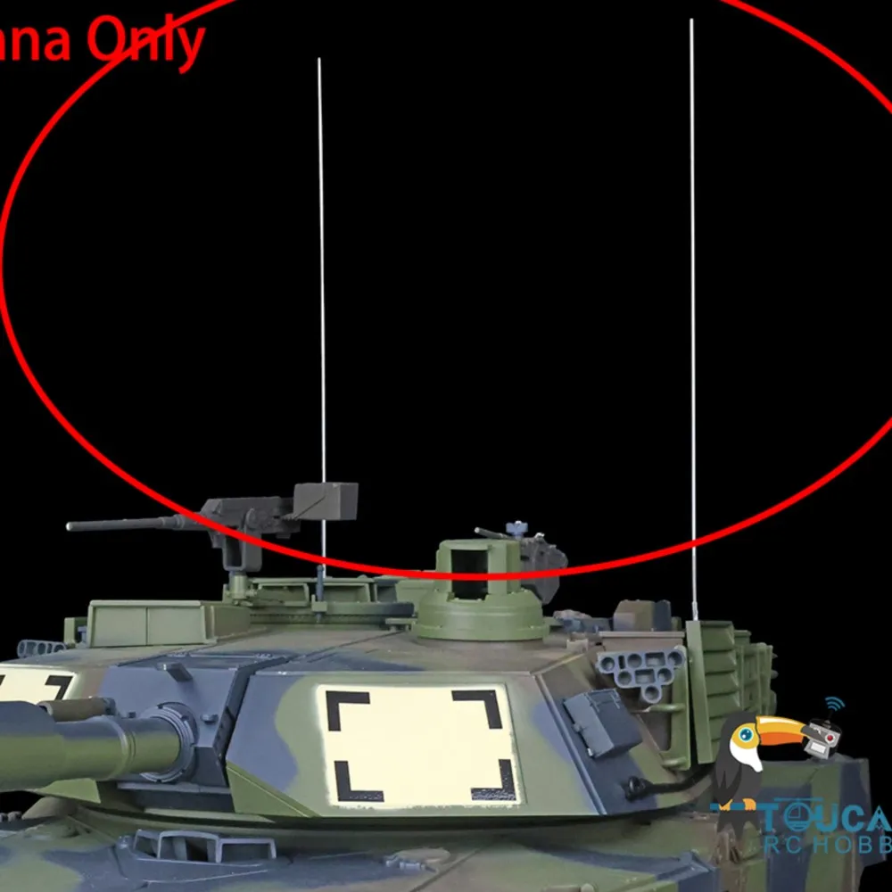Antena Heng Long, część zamienna do czołgów RC w skali 1/16: niemiecki Tiger I, amerykański M4A3 Sherman, niemiecki King Tiger TH20561-SMT1
