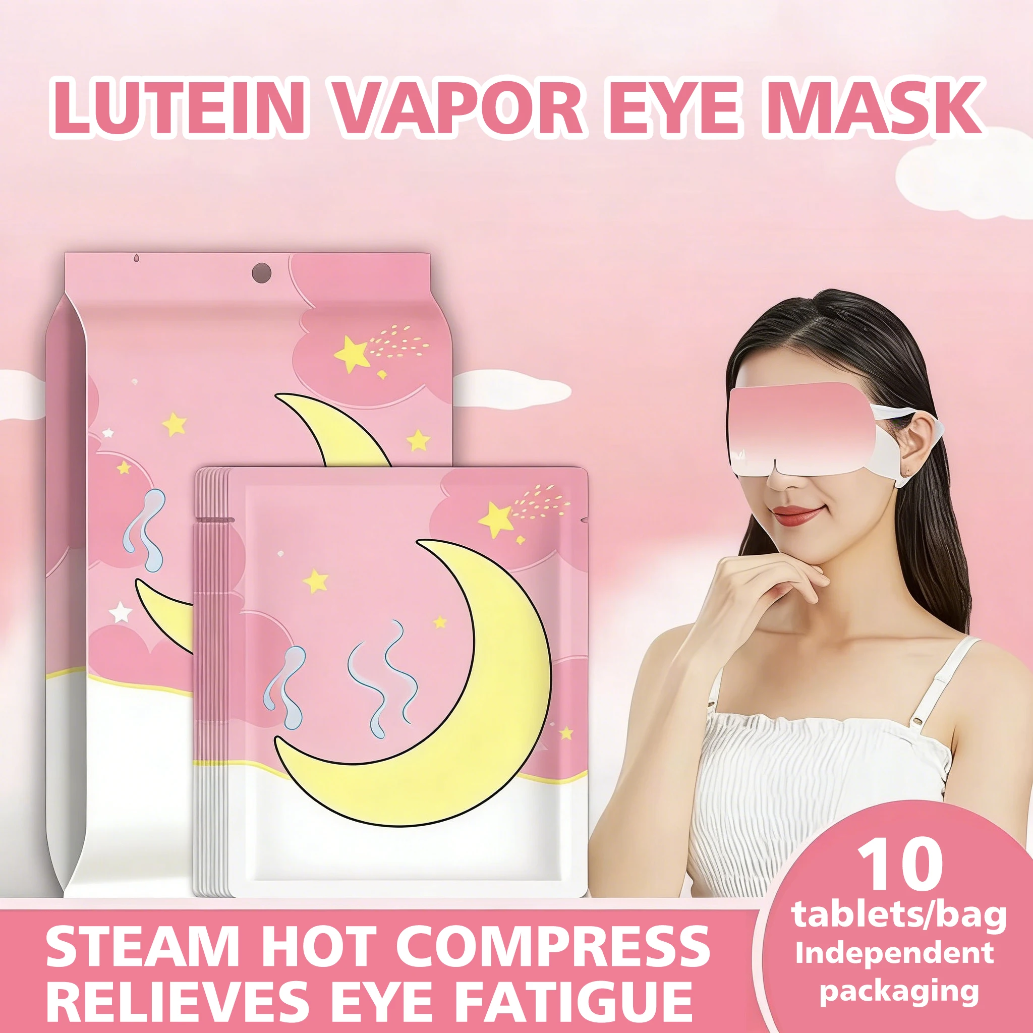 10Pcs Steam Sleep Eye Mask - H - Eye Mask Heated recension och pris