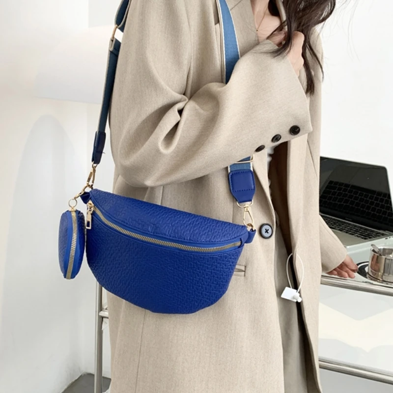 Crossbody Waist Pack PU Leather Fanny Pack Coin Purse Girl Women Phone Bag