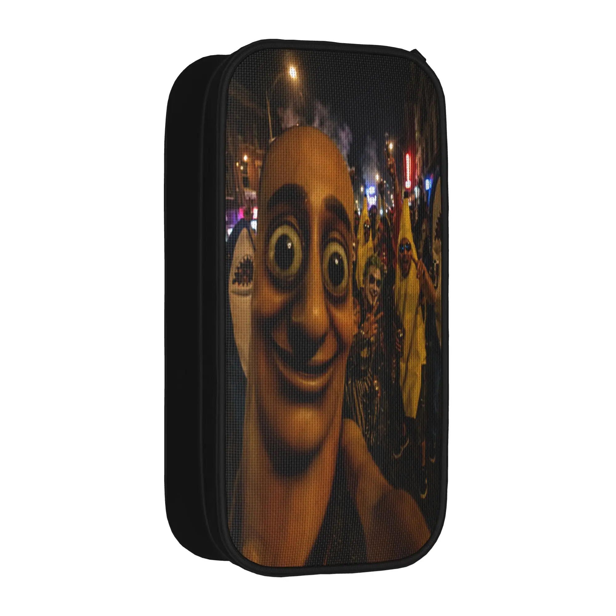 Tung Tung Sahur Brainrot Italian Meme Pencil Case College Pencil Box Girls Boys Double Layer Kawaii School Pencil Cases Supplies
