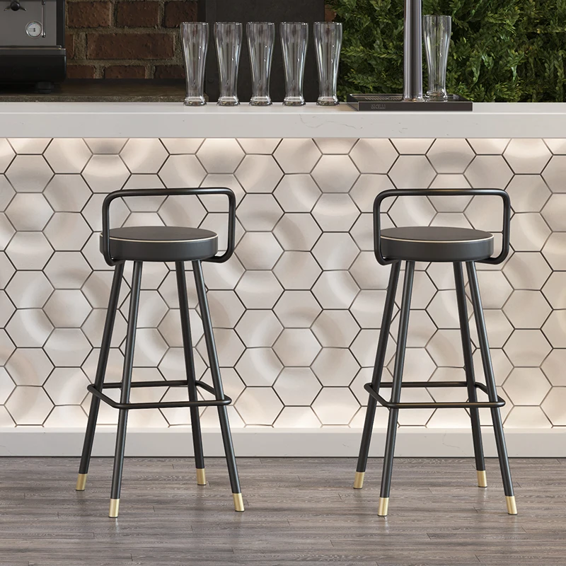 Counter Luxury Bar Chair Interior Makeup Minimalist Modern Designer Makeup Barstools Relaxing Restaurant Cadeira Salon Furniture