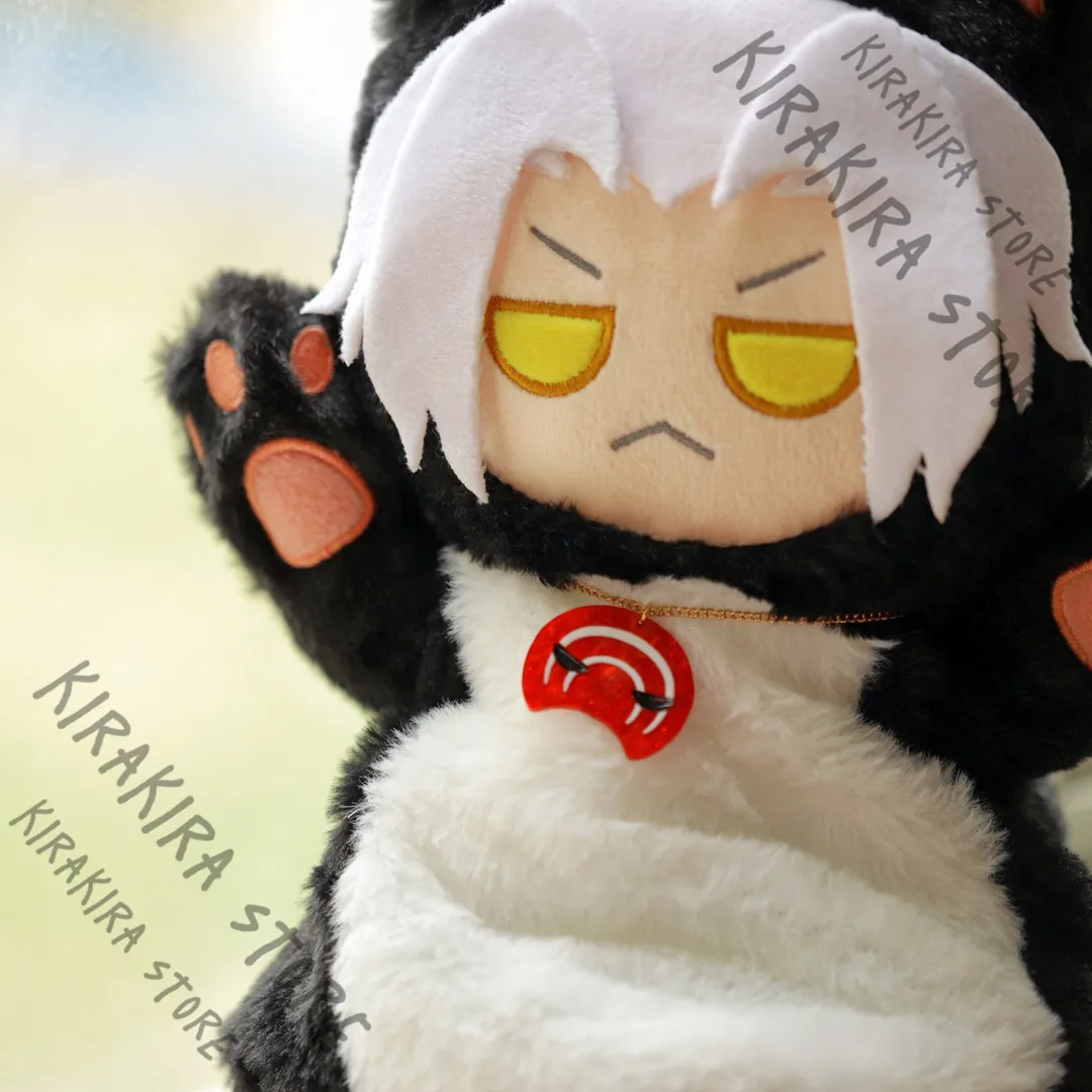 XIVFINAL FANTASY XIV Hades Cat Cotton Bag Anime Shoulder Bags Backpack Maumet Cosplay Q Version Figure Kawaii Mascot Gift