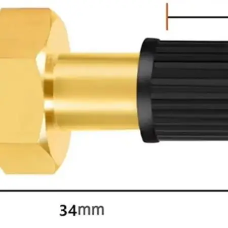 For Sealing For Inflation 1 4 NPT-28x11cm Brass Fill Valve 1 8 NPT Valve Prevents Air Leakage Deflation Capability