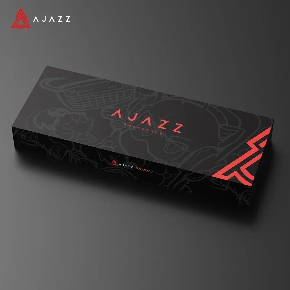 Imagem -06 - Ajazz-tri-mode com Fio Bluetooth sem Fio Personalizado Teclado de Jogos Estrutura de Junta Full Key Hot Swap 104 Chaves Ak35i v3