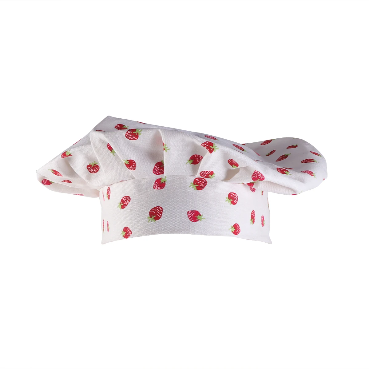 

Thickened Chef Hat for Kids Toddler White Cotton Headwear Parent-child Reusable Lightweight Comfortable Non-fading Catering