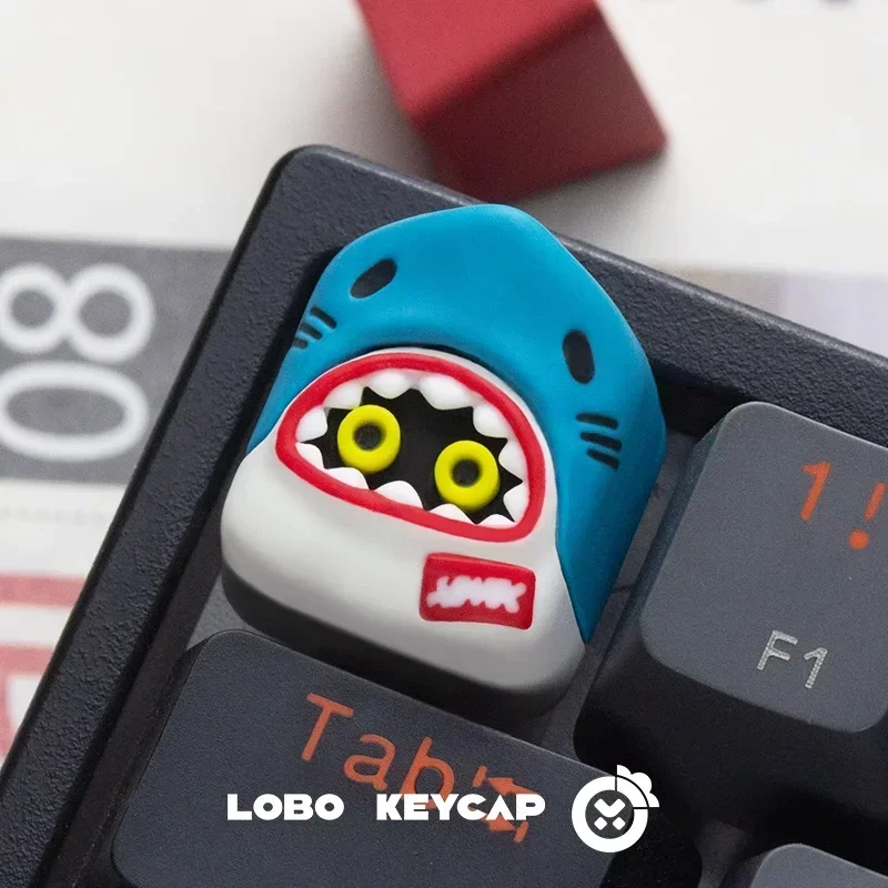 NEW Zenless Zone Zero Bangboo Keycaps Anime KeyCaps Mechanical Keyboard Cute Resin Key Caps Point KeyCap Gamer Accessories Gift