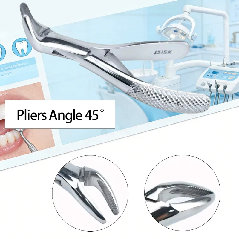 

Dental Stainless Steel Extracting Forceps Orthodontic Pliers Kids Tooth Dentist Surgical Tools Equipment for Clinic Use