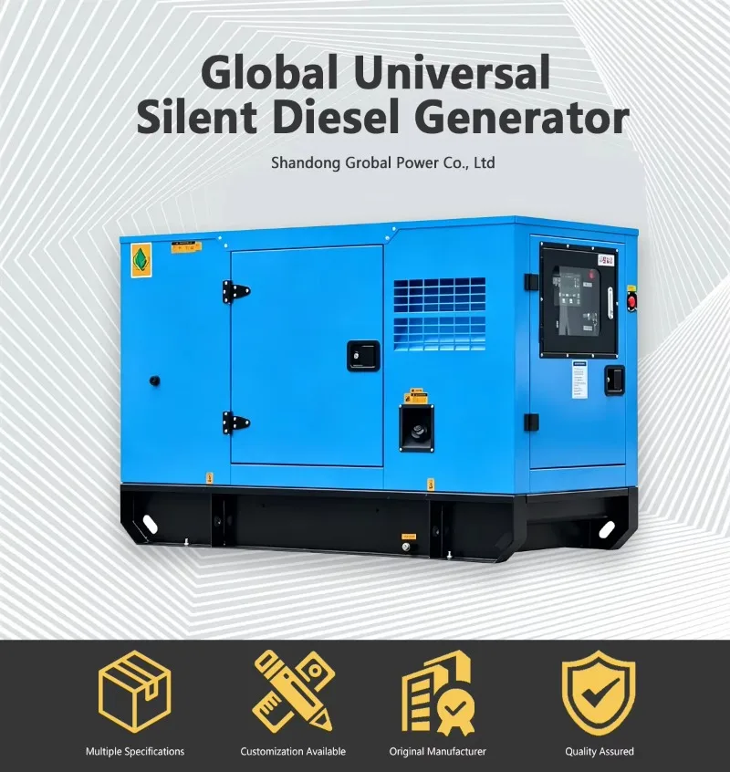 Customized Bulk Order 25kw Super Silent Diesel Generator with ATS Compact Industrial Genset for Small Business