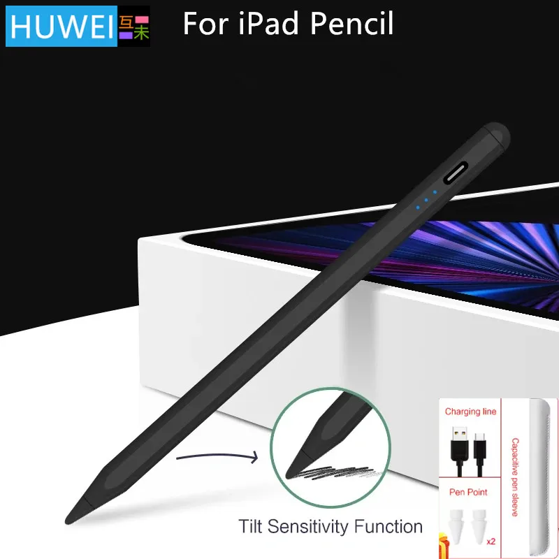 

For iPad Pencil With Tilt Palm Rejection,Stylus Pen for iPad A16 Pro 11 12.9 Mini 6 7 Air 4 5 11 13 7/8/9th 10th 11th Gen Pen