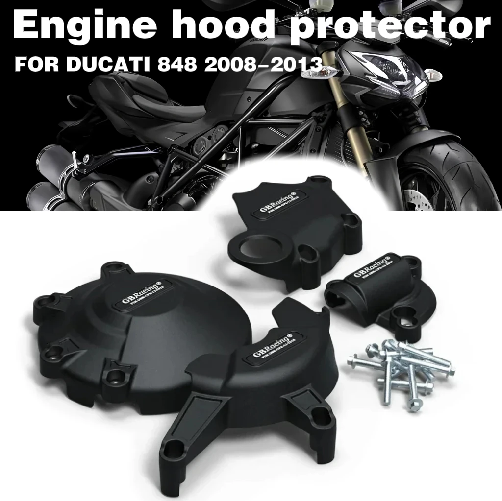 

for Ducati 848 2008-2013 motorcycle engine hood protective cover anti fall device