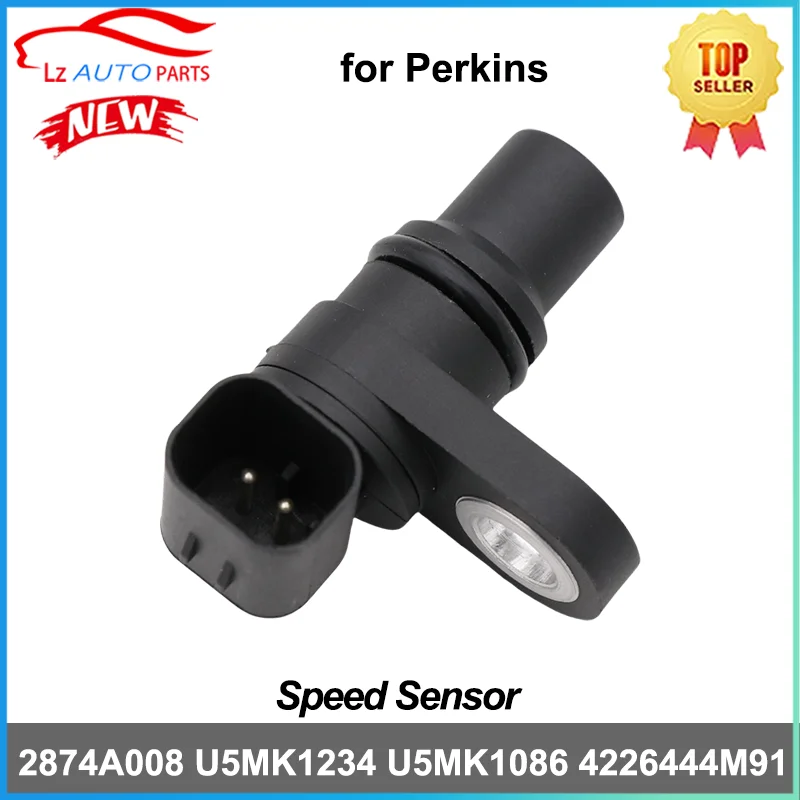 Sensor de velocidad de posición del árbol de levas 2874A008 U5MK1234 U5MK1086 4226444M91 para Perkins Series 1104 1106 1204 1206 para Massey Ferguson