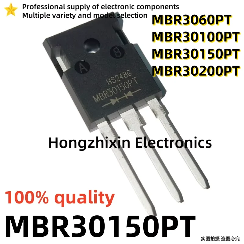 10PCS NEW 100% quality MBR30100PT MBR30100 MBR30150PT MBR30150 MBR30200PT MBR30200 MBR3060PT MBR3060 TO-247 Schottky diode