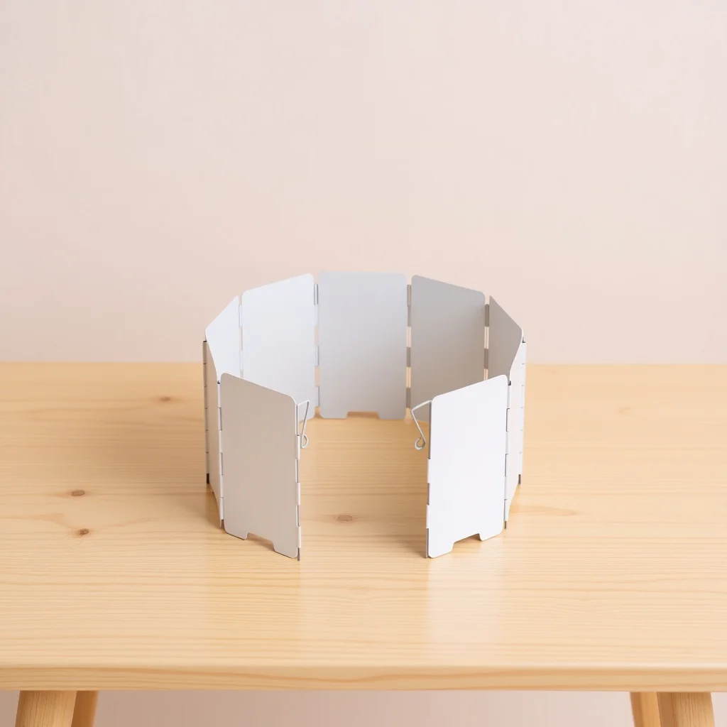 

Outdoor Windshield Foldable Aluminum Alloy Stove Windscreen For Camping Bbq Lightweight Burner Wind Screen Camping