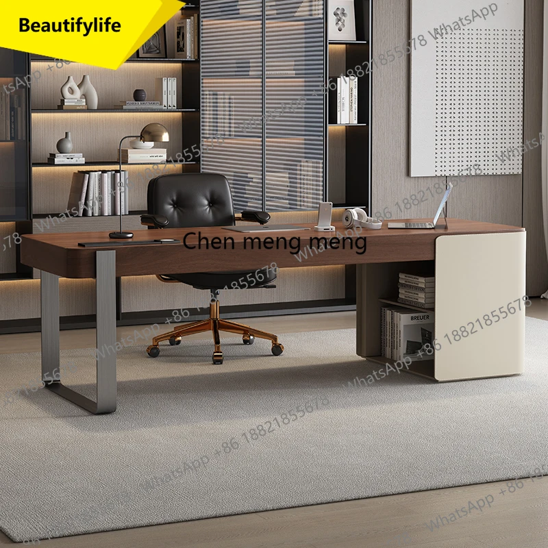 

A17 Wooden Luxury Office Desk Storage Designer Gaming Writing Vanity Office Desk Organizers Working Schreibentisch Furniture