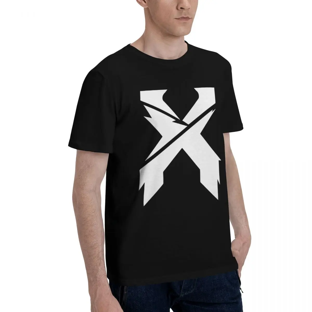 Excision Logo Men's Cotton 100% Cotton Casual Breathable Soft All-Season Confortable Clothes High End Men's Clothing T Shirt Men