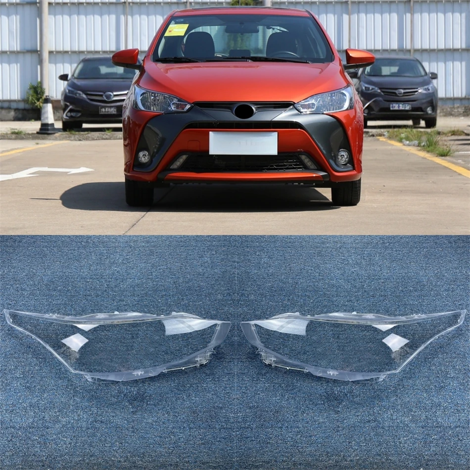 

For Toyota Yaris 2016 2017 2018 2019 Accessories Car Lampshade Headlight Lens Car Front Headlight Lens Cover Lights Shell