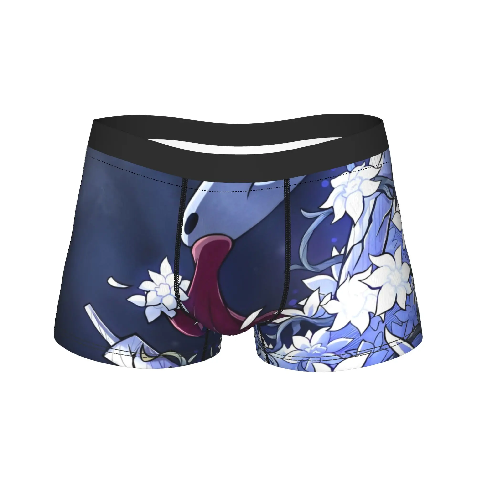 

Sexy Boxer Hollow Knight Shorts Panties Briefs Men Underwear Action Adventure Soft Underpants for Homme Plus Size