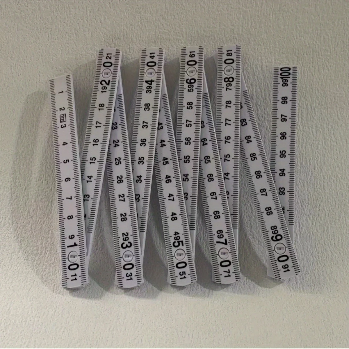 

Folding Ruler Plastic Foldable Measuring Tool Carpenter Ruler Tape Measure School Office Drafting Supplies Measuring Ruler