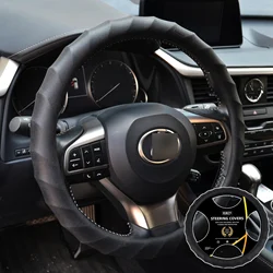 Universal 36 - 39CM Silicone Steering Wheel Cover Glove Covers Anti-Slip Auto Car Styling Leather Texture Protector For Qashqai