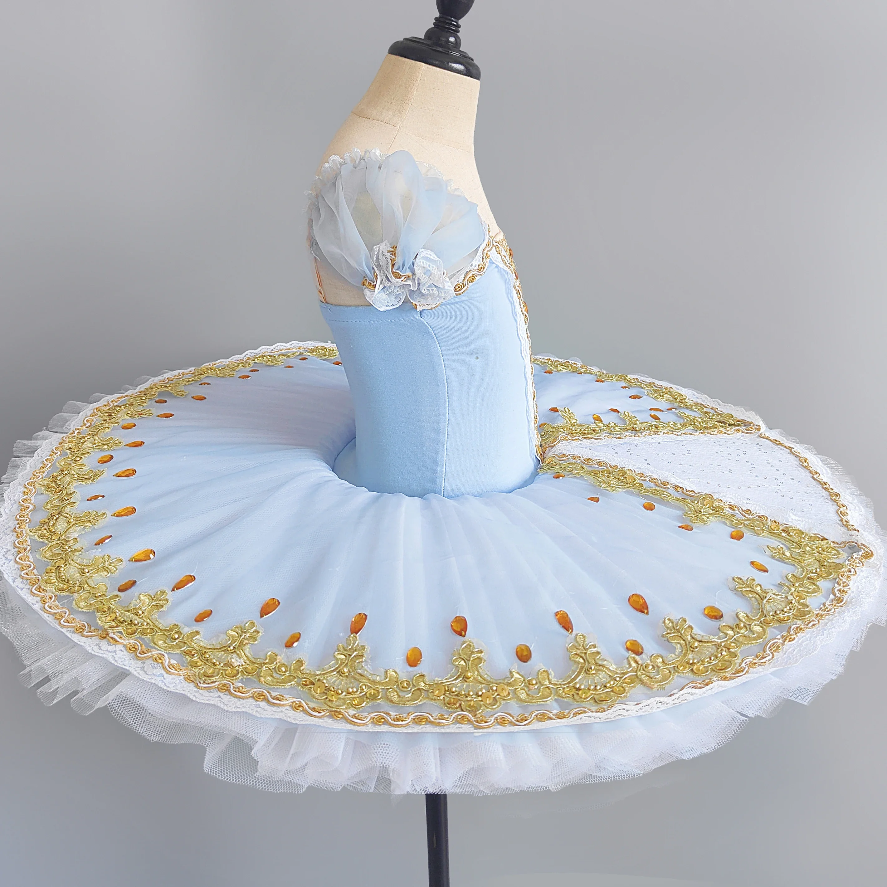 Professional Ballet Tutu Kids Girls Women Sleeping Beauty Dress Pancake Tutu Performance Dress Swan Lake Dance Costumes