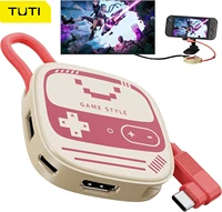 Conmutador 2, con HDMI 4K @ 60Hz, USB3.0 y 100W PD, compatible con modo de TV/escritorio, salida HD para consola de juegos, para ordenadores portátiles, tabletas y teléfonos inteligentes