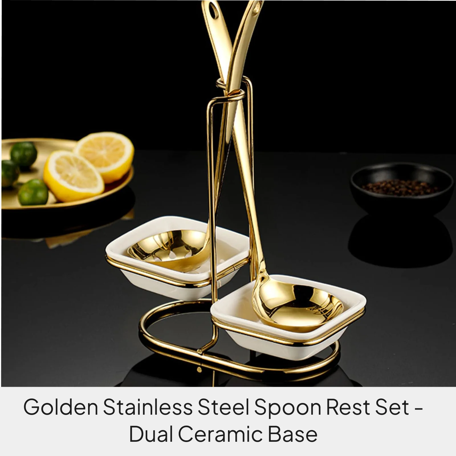 Upright Ladle Holder Soup Ladles Holders Spoon Rest standing spoons Rest for Household Buffet Kitchen Hotpot Restaurant Utensil